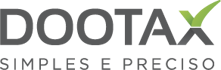 Logo Dootax - Cinza c Slogan vazado